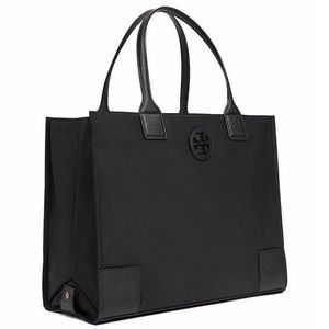 Tory Burch Ella Packable Black Tote Bag